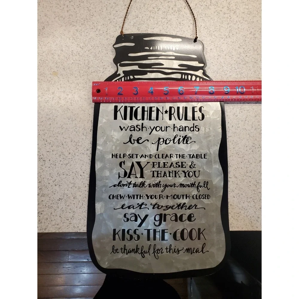 Metal Kitchen Rules Novelty 20